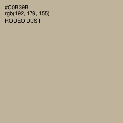 #C0B39B - Rodeo Dust Color Image